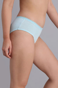 Zivame Dreamcatcher Regular Rise Full Coverage Hipster Panty - Starlight Blue — thumbnail 2